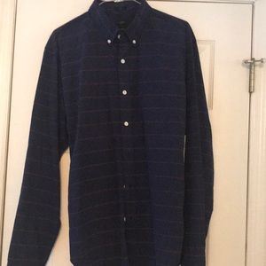J Crew Striped Button Down